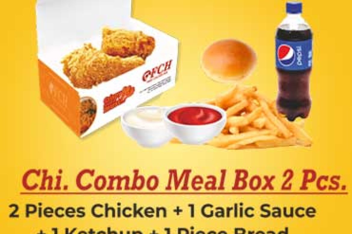 Chicken Combo Meal Box 2 Pcs