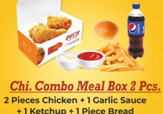 Chicken Combo Meal Box 2 Pcs