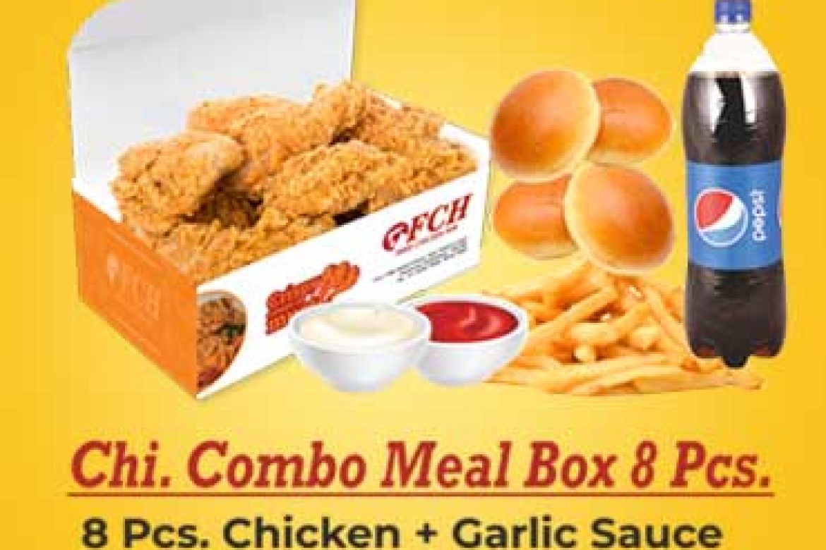 Chicken Combo Meal Box 8 Pcs