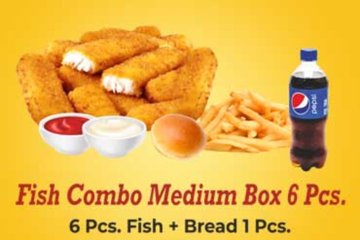 Fish Combo Medium Box 6 Pcs