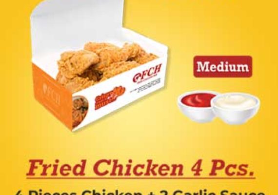 Fried Chicken 4 Pcs